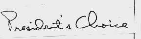 PRESIDENT＇S CHOICE