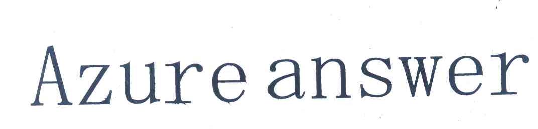 AZURE ANSWER