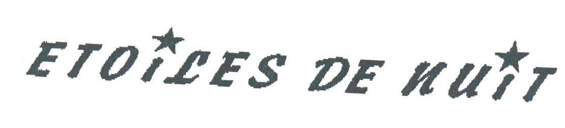 ETOILES DE NUIT