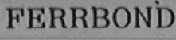 FERRBOND