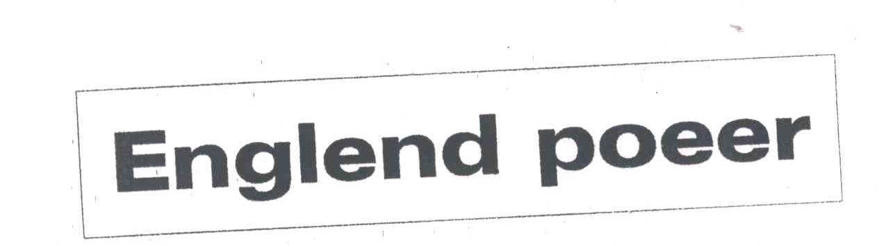 ENGLEND POEER