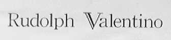 RUDOLPH VALENTION
