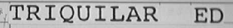 TRIQUILAR ED