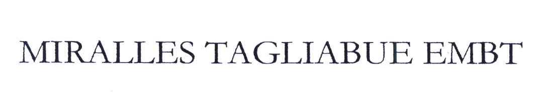 MIRALLES TAGLIABUE EMBT