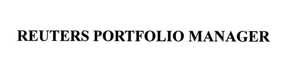 REUTERS PORTFOLIO MANAGER