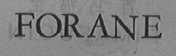 FORANE