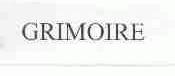 GRIMOIRE
