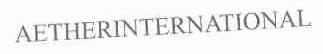 AETHERINTERNATIONAL