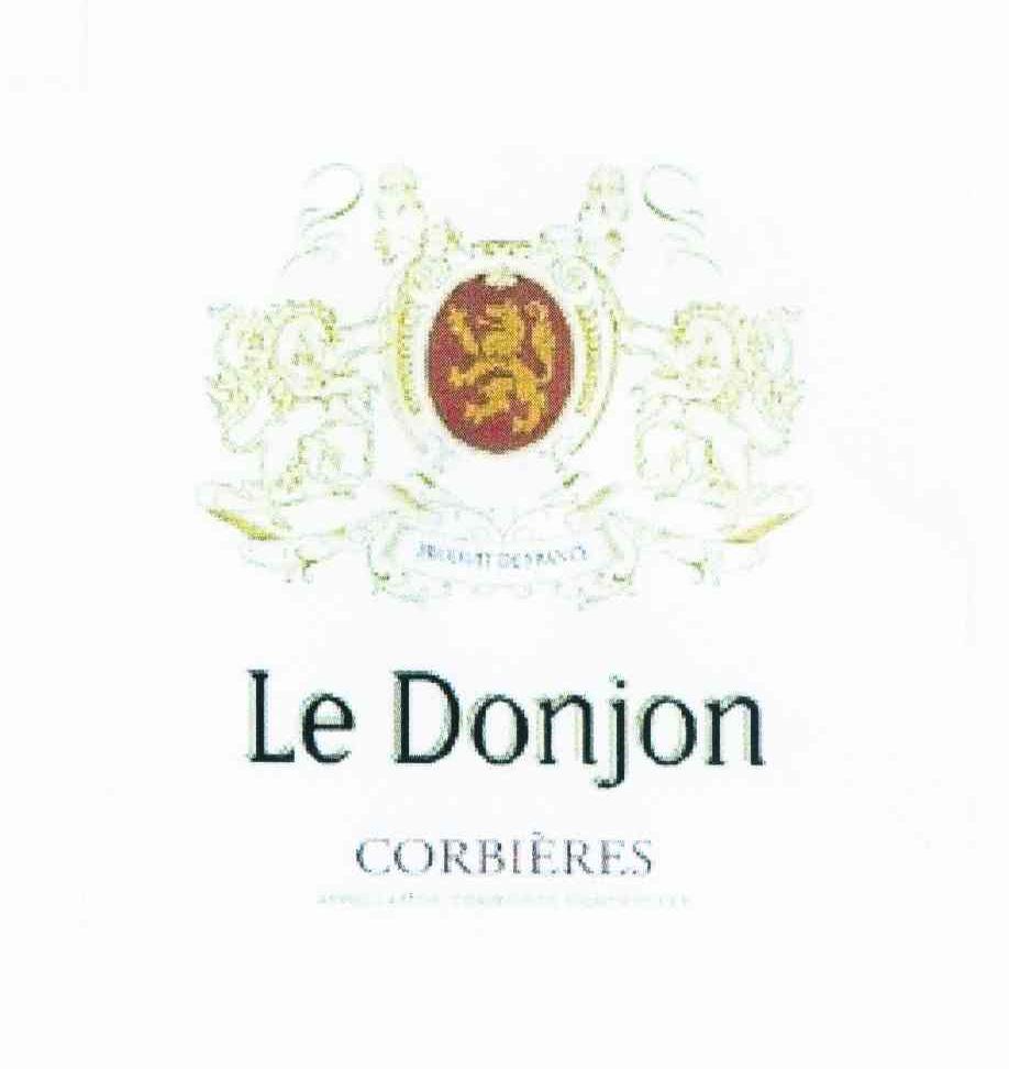LE DONJON CORBIERES PRODUIT DE FRANCE APPELLATION COEBIERES CONTROLEE