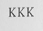 三K  KKK