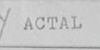 ACTAL