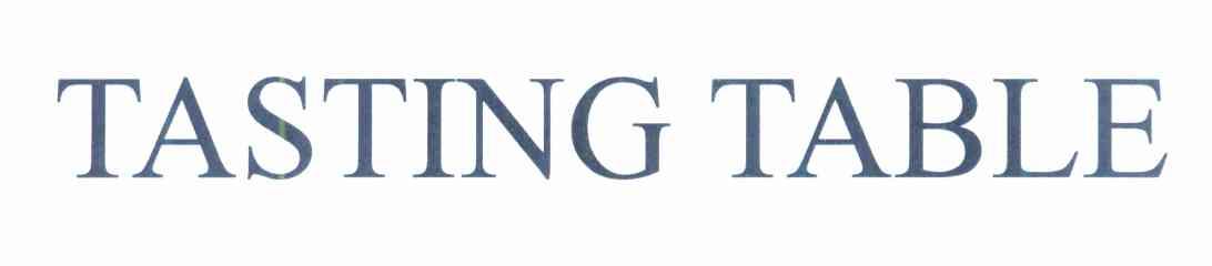 TASTING TABLE