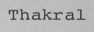 THAKRAL