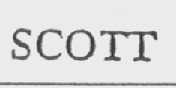 SCOTT