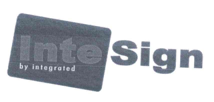 BY INTEGRATED;INTE SIGN