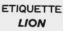 ETIQUETTE LION