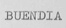 BUENDIA