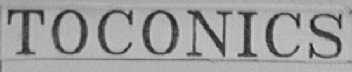 TOCONICS