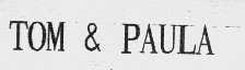 TOM & PAULA