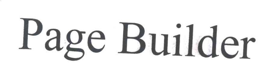 PAGE BUILDER