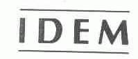 IDEM