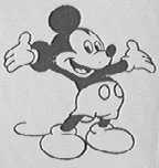 DRAWING OF MICKEY MOUSE