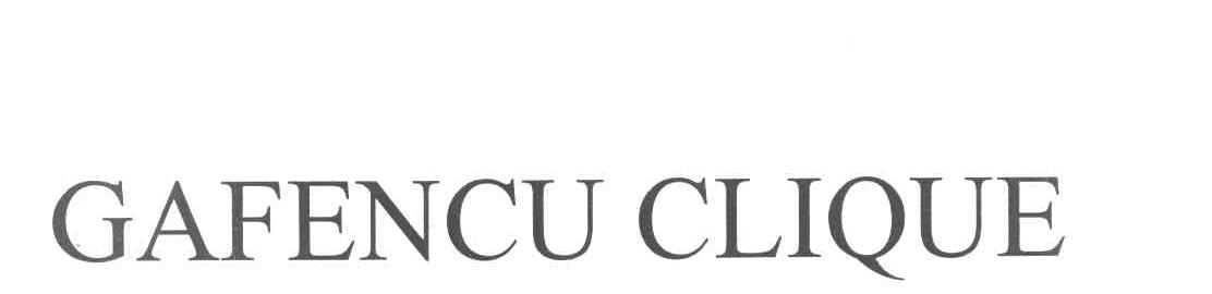GAFENCU CLIQUE
