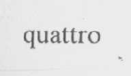 QUATTRO