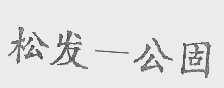 松发公固