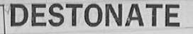 DESTONATE
