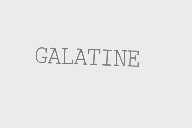 GALATINE