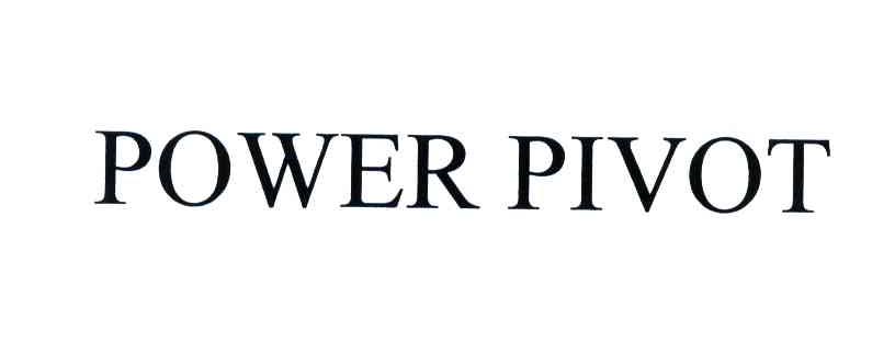 POWER PIVOT