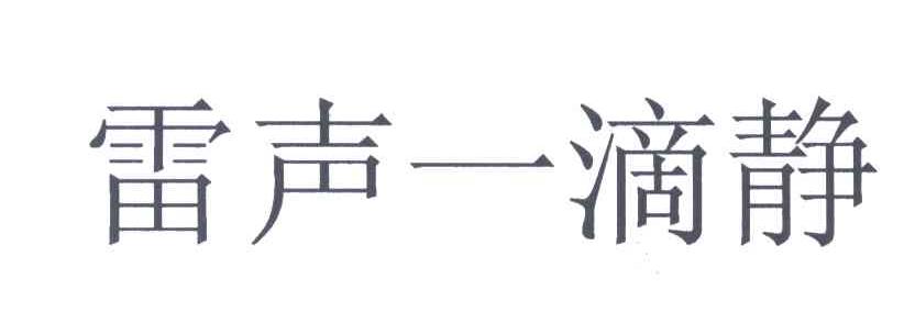 雷声一滴静