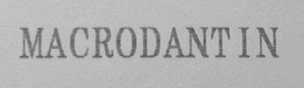 MACRODANTIN