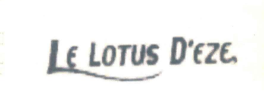 LE LOTUS DEZE