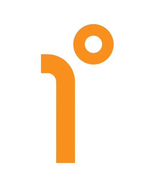 1&deg;