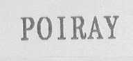 POIRAY