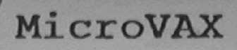 MICROVAX