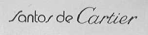 SANTOS DE CARTIER