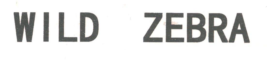 WILD ZEBRA