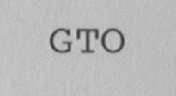GTO