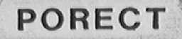 PORECT