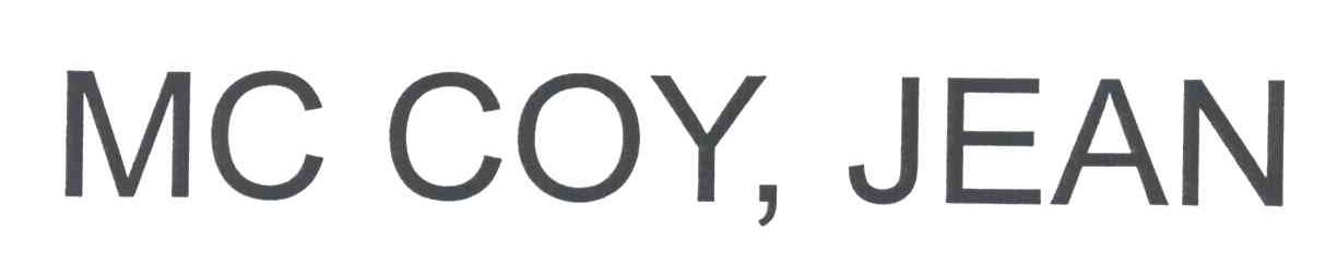 MC COY，JEAN
