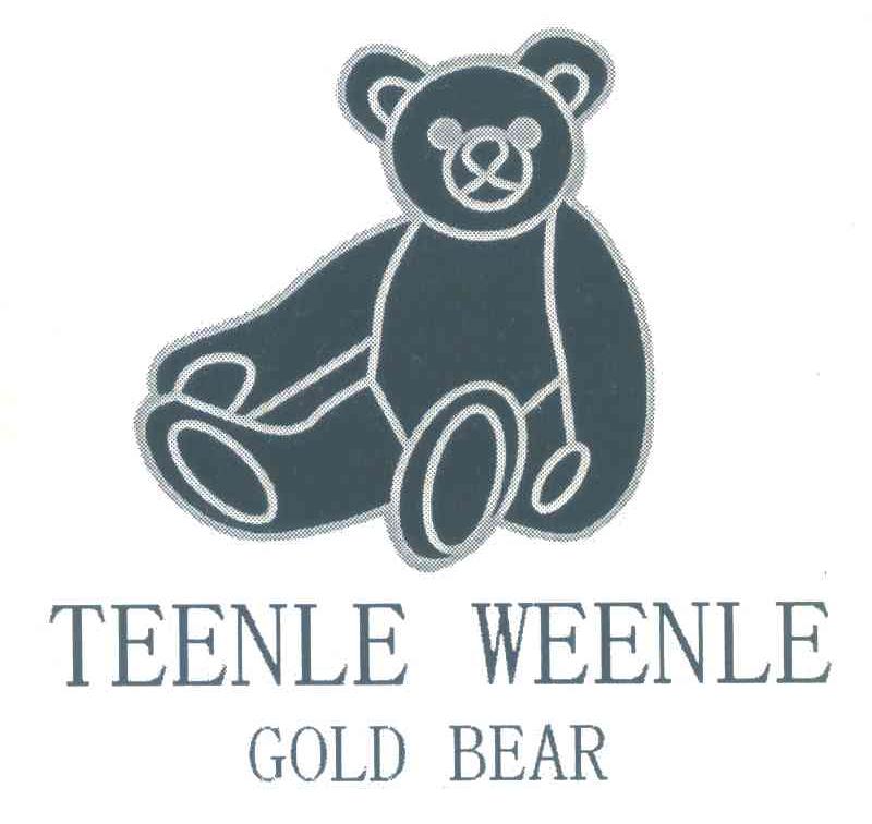 TEENLE WEENLE GOLD BEAR