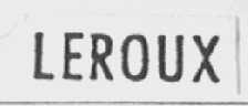 LEROUX