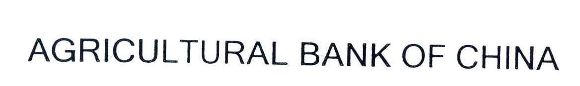 AGRICULTURAL BANK OF CHINA