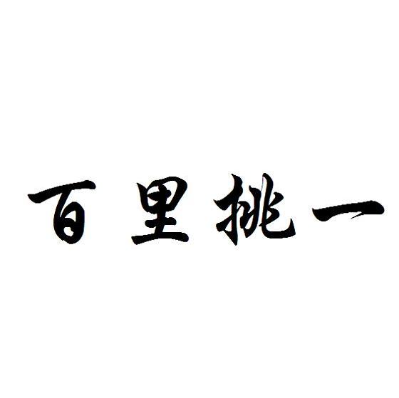 百里挑一