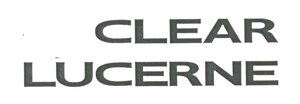 CLEAR LUCERNE