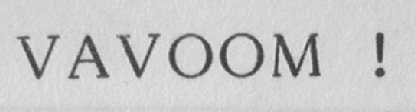 VAVOOM!