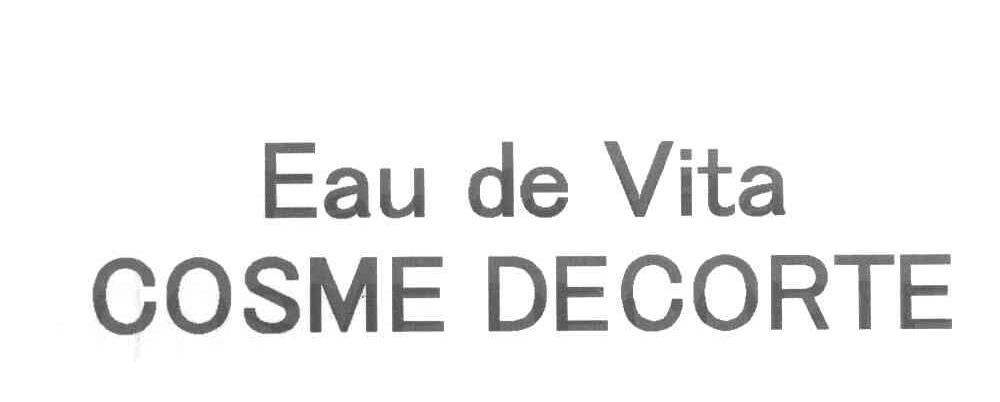 EAU DE VITA COSME DECORTE